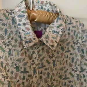 Simons Liberty Colorful long sleeve shirt size large